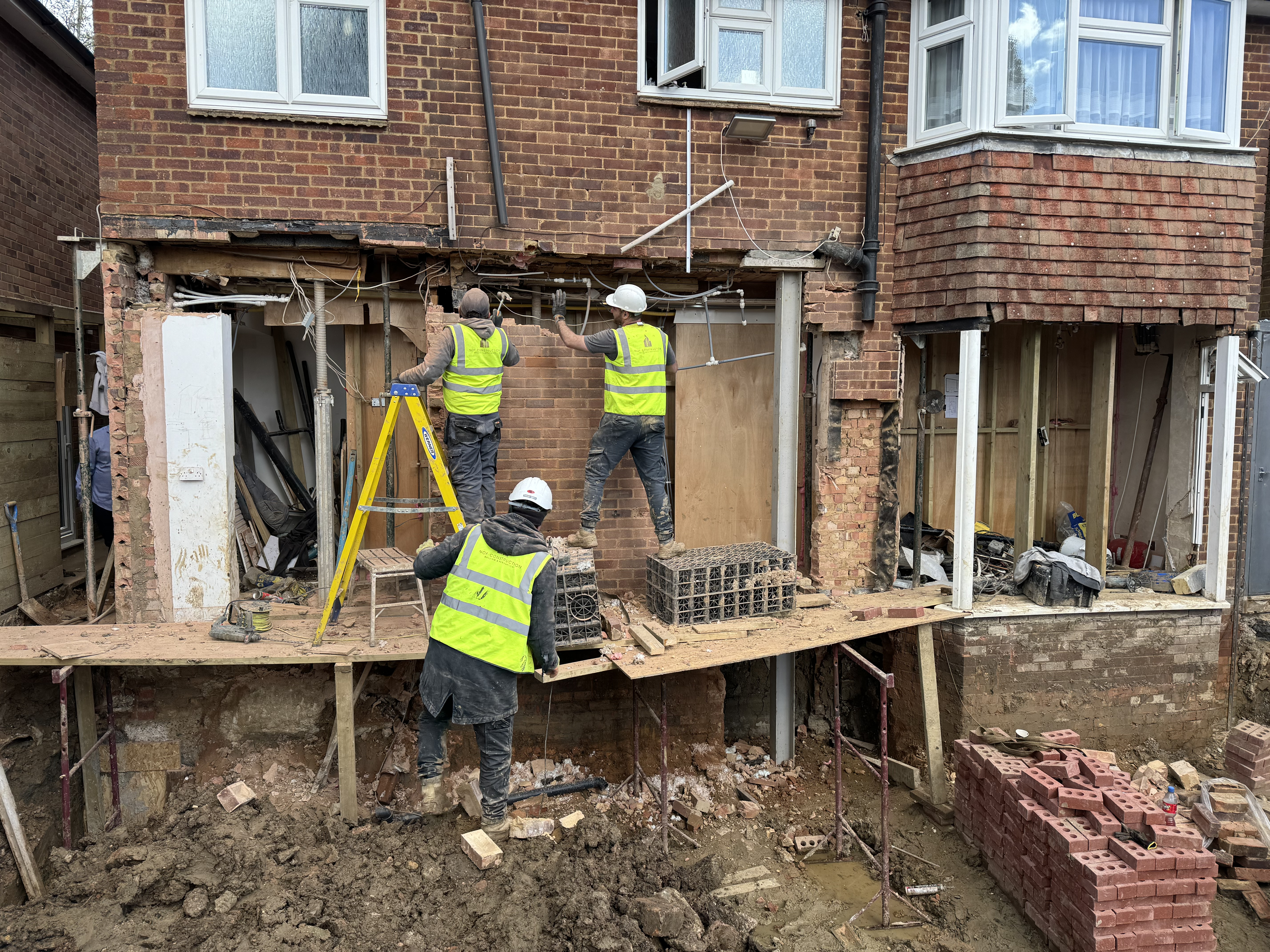 Building construction in progress