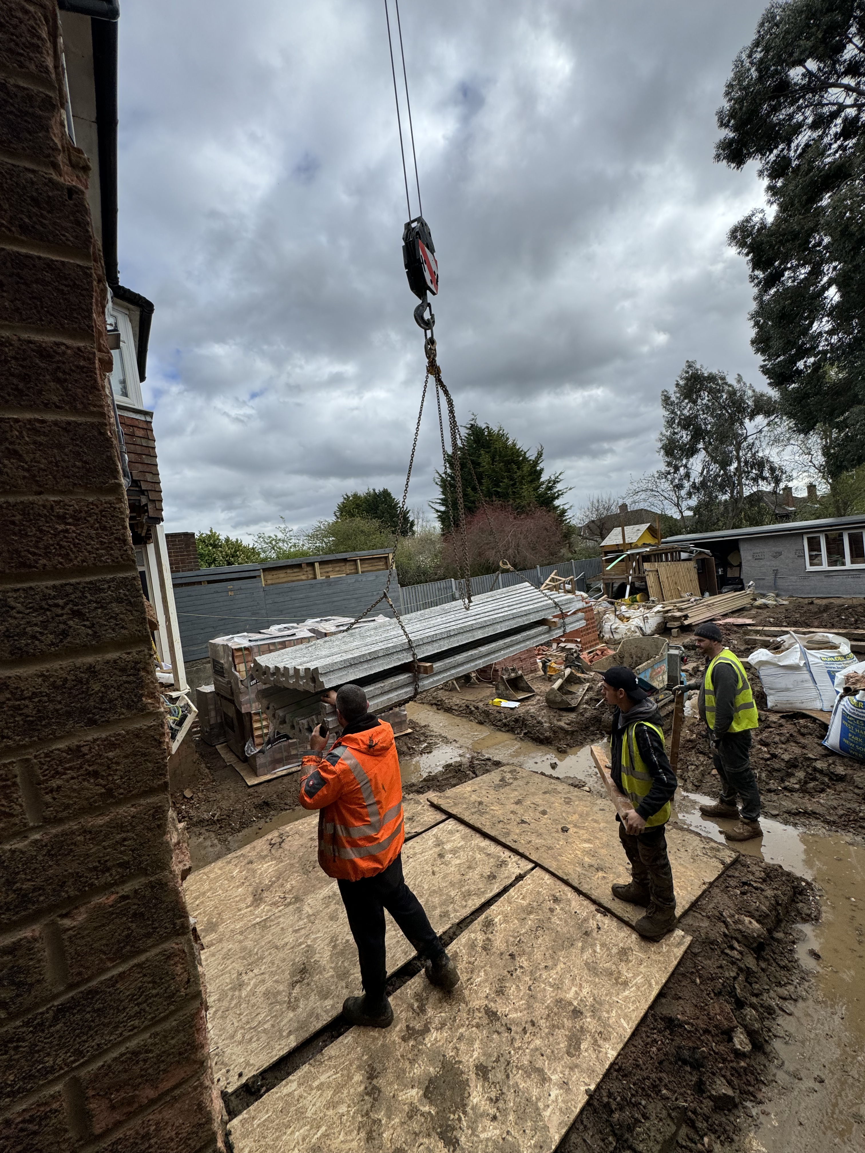 Construction site and equipment